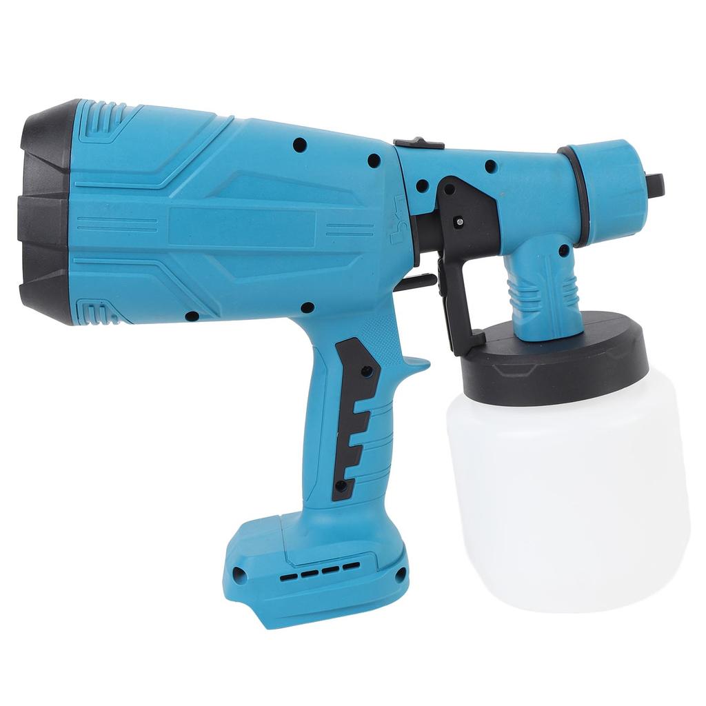 Cordless Paint Sprayer 200W Battery Powered Electric Paint Spray Gun With 800ML Container and 4