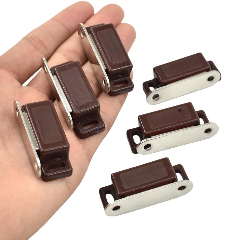 Set of 11 Cabinet Door Magnetic Catch,Plastic Strong Magnet Latches for Kitchen Cupboard Wardrobe Closet Drawer Windows Shutter