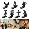 Funny Shadows Stand Wrought Iron Halloween Table Candlestick Decoration Home Ornament Candlelights Dinner Candle Holder