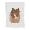 Sheltie Dog  Blanket Fleece Sofa Throw Blanket Multifunction for Home Bedroom Travel Throws Bedspread Quilt