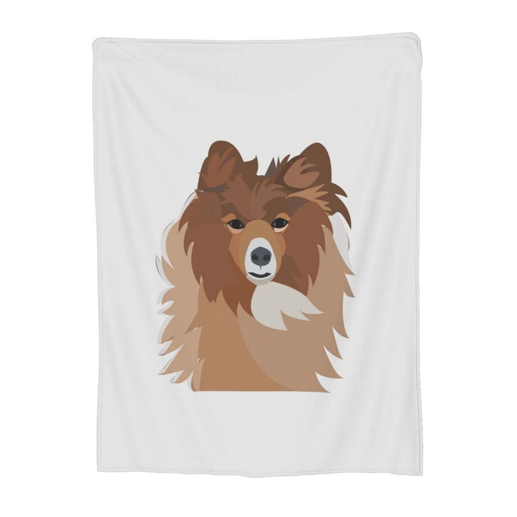 Sheltie Dog  Blanket Fleece Sofa Throw Blanket Multifunction for Home Bedroom Travel Throws Bedspread Quilt