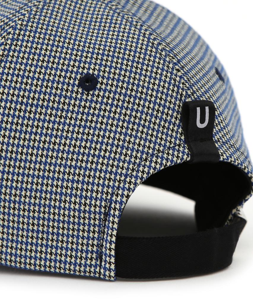 Eondeokeonteulol Check Pattern Ball Cap Multy Hound / Authentic Blue