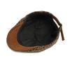 Spring Autumn Leopard Hat Women's Retro Beret Six-Piece Cap Painted Hat Newsboy Cap