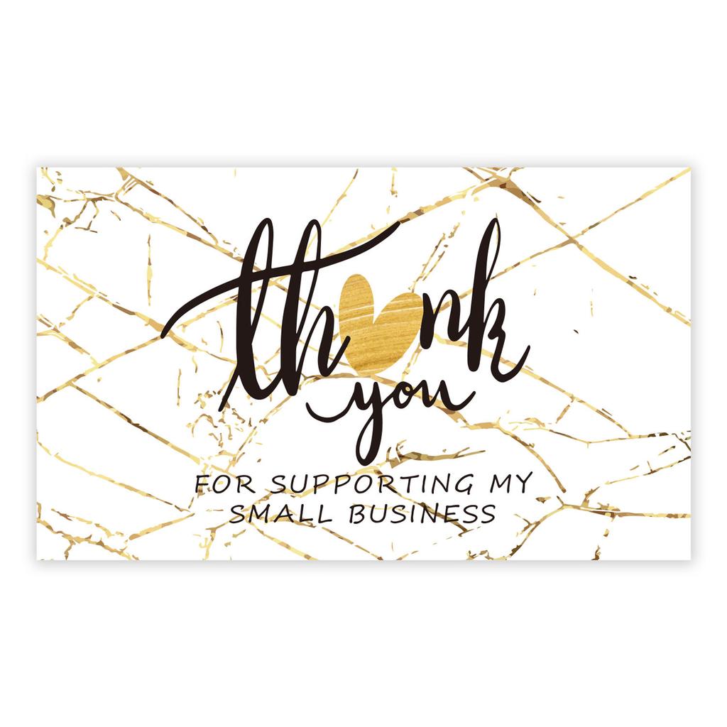 10-30pcs Marble Texture Cards Thank You for Your Order Card for Supporting Business Small Shop Gift Decoration Greeting Card