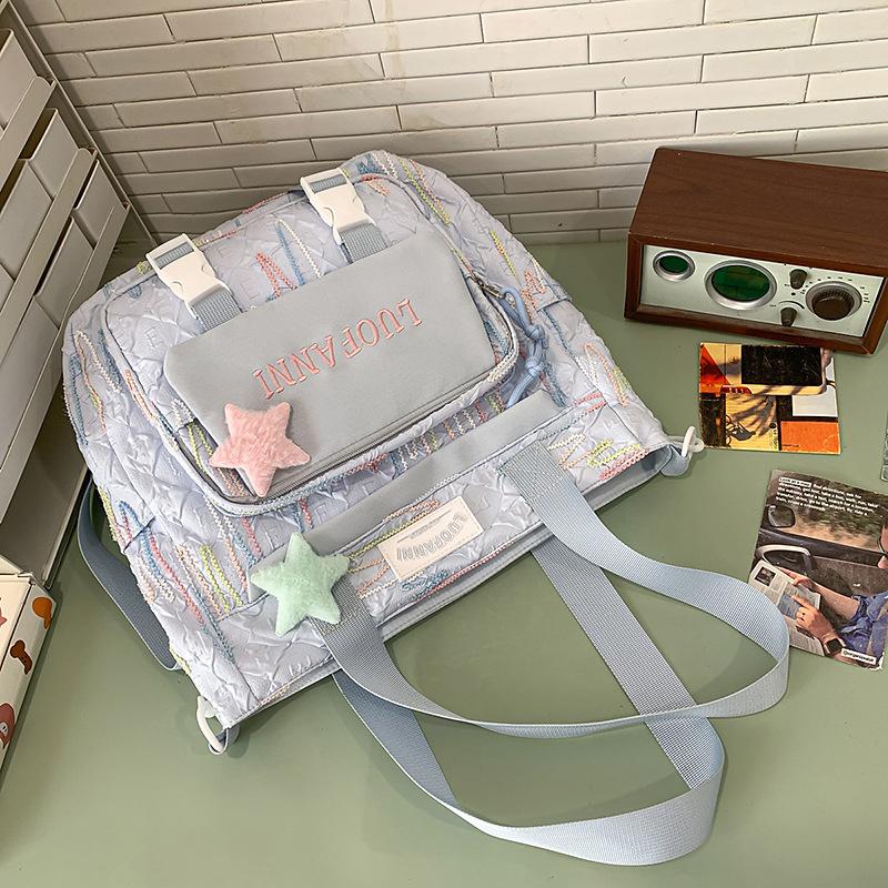 

Новый высококачественный рюкзак в колледжском стиле, свежий и милый, для учеников средней школы, легкий, большой вместимости