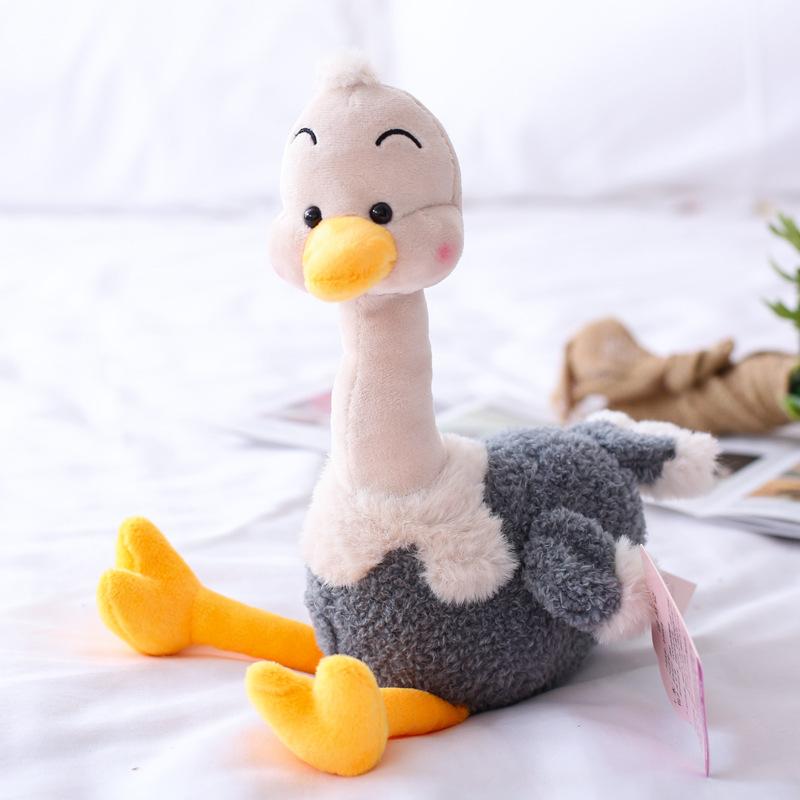 

Love Ostrich Doll Flamingo Plush Toy Ugly Cute Duck Rag Doll Girl Heart Doll Birthday Gift 25 cm