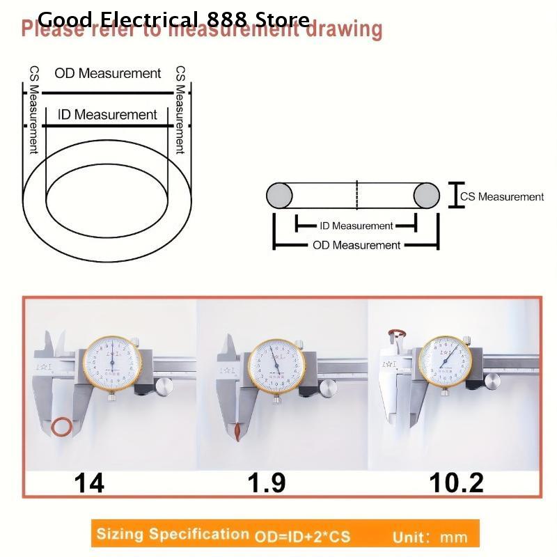 270/351Pcs Rubber O Ring Set Gaskets Seal Nitrile Rubber Bands High Pressure O-Rings Repair Kit Sealing Elastic Band Rubber Ring