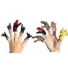 Finger Dinosaur 5pcs Puppet Kids Toy Dinosaur Head Soft Gum Toy Set Gift Kids
