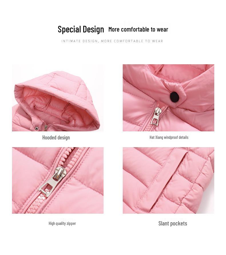 2025 Kids' Thick Cotton Over-the-Knee Winter Jacket - Boys' & Girls' Mid-Length Outerwear
