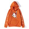 Mens Anime Hoodie Inspired By Demon Slayer Kamado Tanjirou Print Loose Fit Cotton Blend Winter Casual Sweatshirt