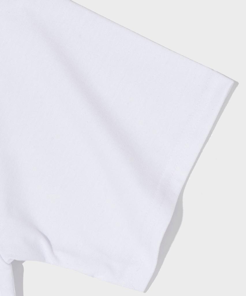 ROIDESROIS Star Point Apple Graphic Short Sleeve T-Shirt (White)