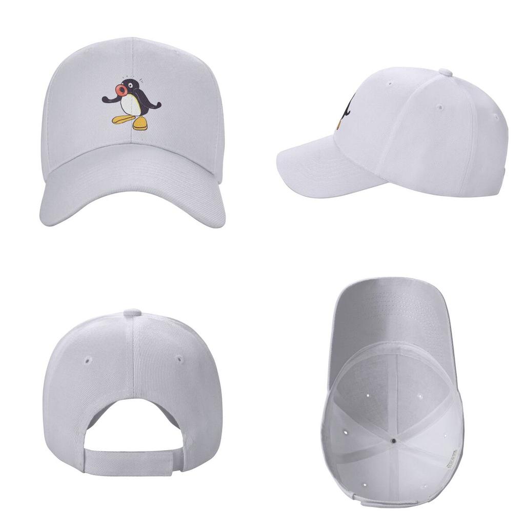 Surprised Pingu Cartoon Baseball Caps Fashion Men Women Hats Outdoor Cap Streetwear Baseball Hat Casquette