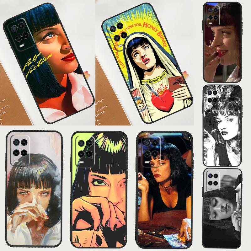 Pulp Fiction Phone Case For Oppo A15 A74 A94 A54 A18 A38 A58 A78 A98 A40 A60 A80 A16 A76 A96 A57S A17 A77