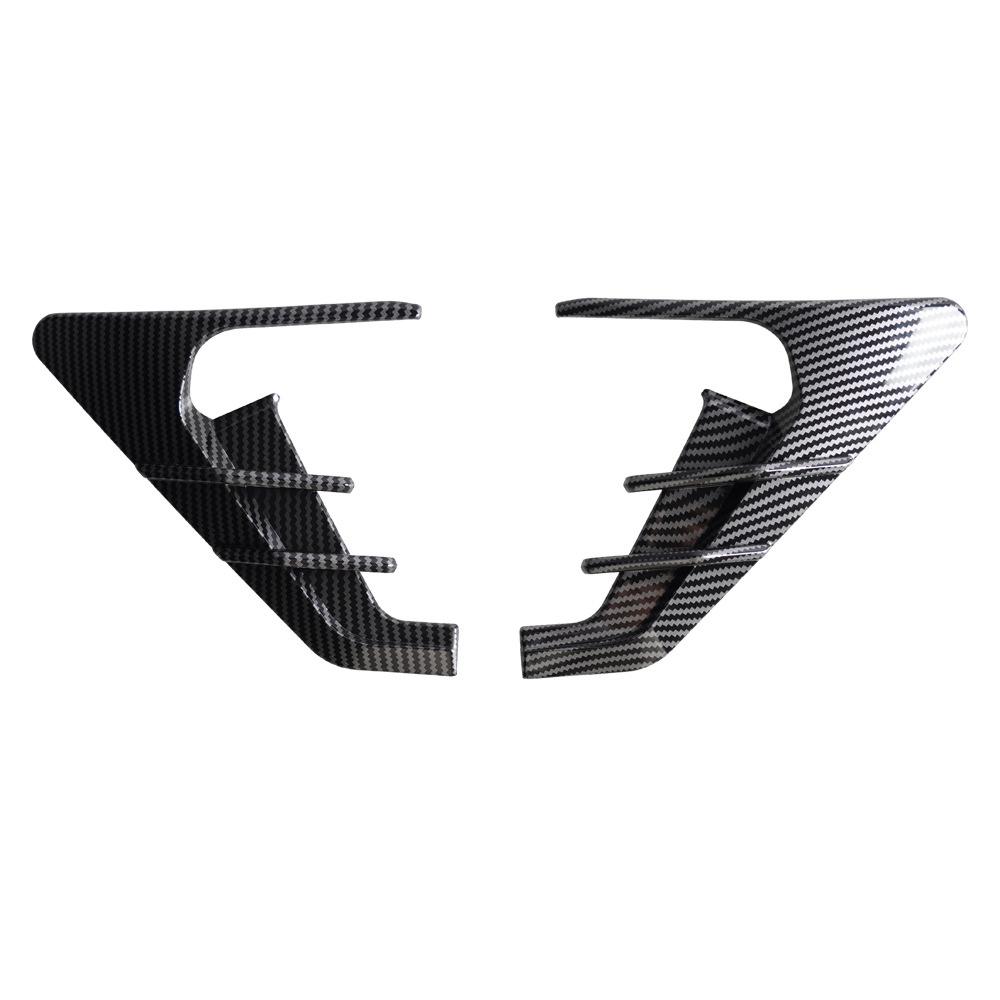 Side Camera Indicator Protection Cover Decoration for Model 3 Model Y Autopilot 2.0-3.0 Carbon Fiber Pattern