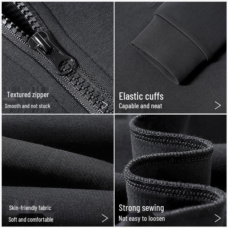 JEEP Men's Half-Zip Stand-Collar Sweatshirt