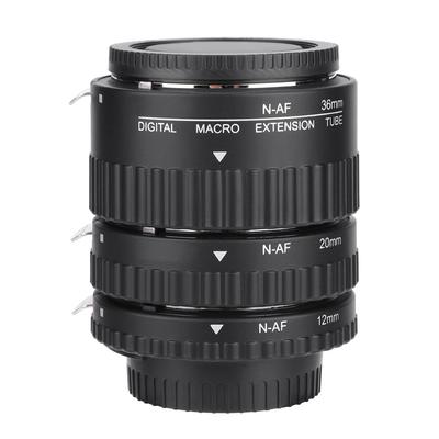 Prodlužovací tubus objektivu Meike s automatickým ostřením a makro objektivem 12 mm + 20 mm + 36 mm pro digitální zrcadlovky Nikon F-mount (B)