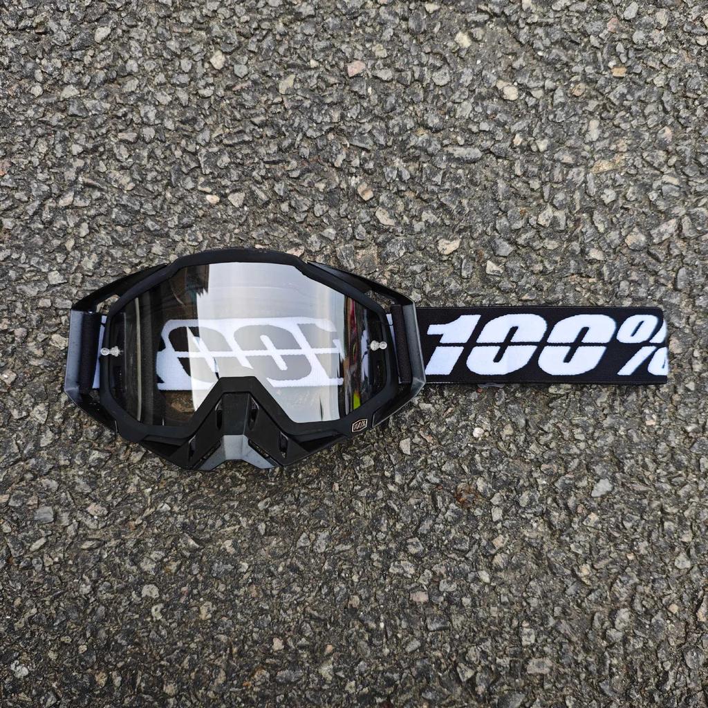 Occhiali da sole da moto classici per fuoristrada all'aperto 100% per la guida, occhiali protettivi per casco resistenti al vento e alla sabbia, equipaggiamento fresco per mountain bike
