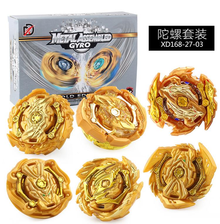 

Коллекция инновационных спиннинговых волчков из сплава, включающая шесть задорных волчков и два пусковых устройства для многочасовой игры