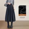 Woolen High-Waist Tulip Skirt for Women - A-line Autumn/Winter Slim Fit