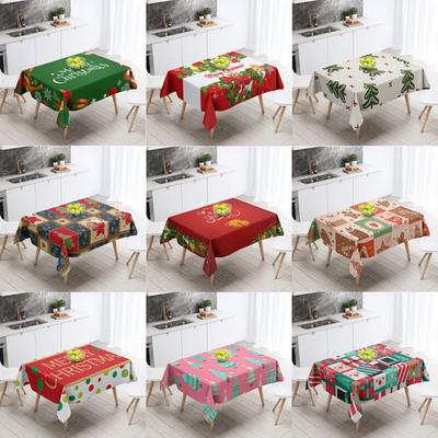 Weihnachts-Tischdecke Haus Feiertagsparty Atmosphäre Dekorative Kaffeetisch-Tischdecke Restaurant-Tischdecke