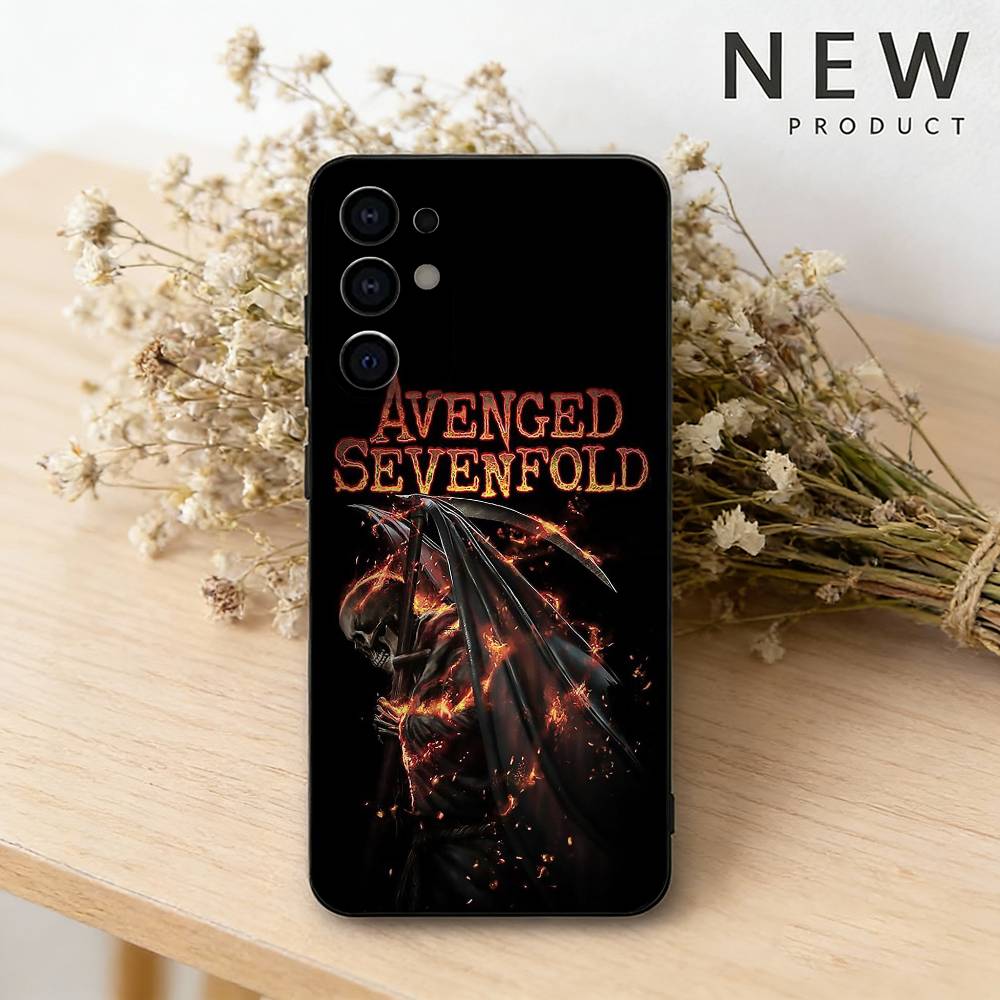 Band A-Avenged S-Sevenfold Phone Case For Samsung S26,25,24,23,22,21,20,30,Ultra,Plus,Fe,Lite Black Shell