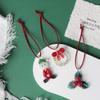 Zibo Glass Christmas Tree Ornaments: Wreaths, Berry Decorations, Gingerbread Men, and Car Accessories. Perfect for Small Christmas Gifts.