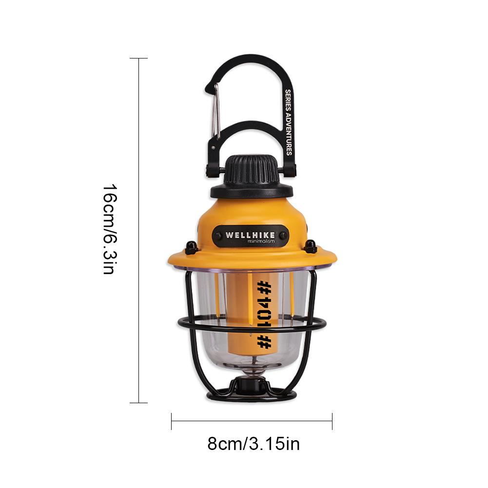 Pinecones Camping Lights with Hook Rechargeable Tent Light IPX4 Waterproof 2000mAh Battery for Outdoor Emergency Fishing Hiking