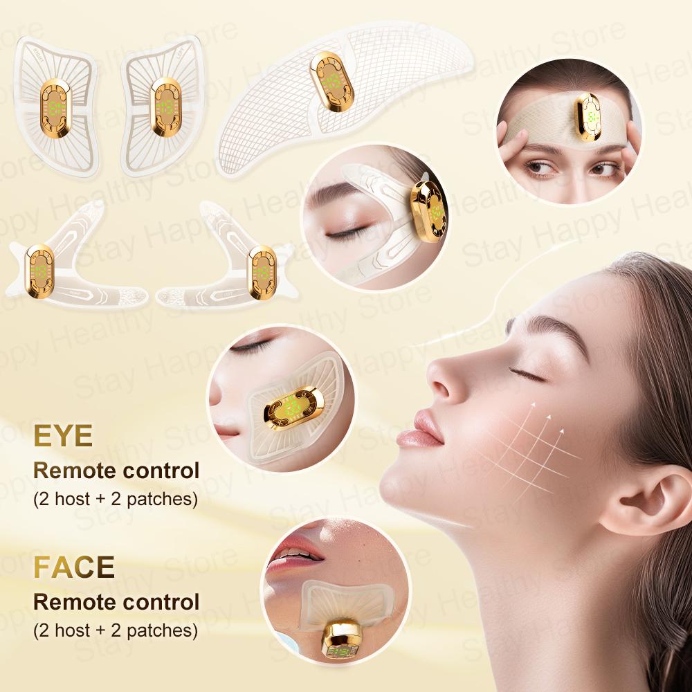 EMS Eye Face Beauty Massage Muscle Stimulator Facial Lifting Anti-Wrinkle Lift Face Skin Care Dark Circles Relieves Fatigue
