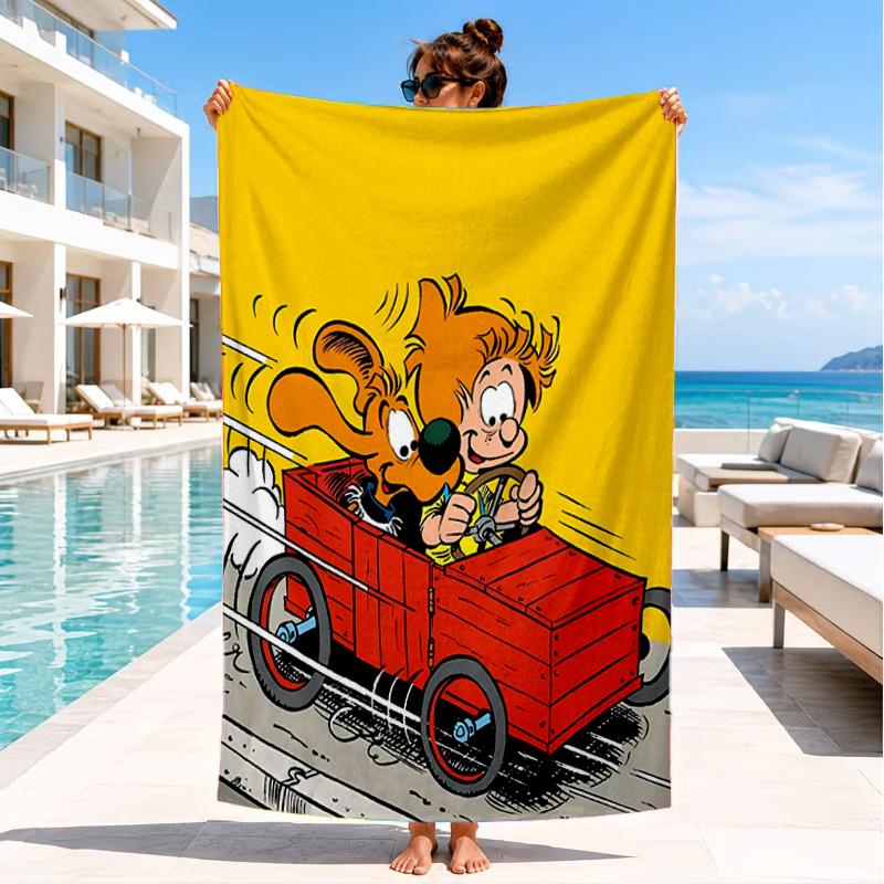 Dog Boule Beach Towel, Microfiber Beach Towel, Perfect For Pool, Beach, Travel, Home Decor Beach Party Fan Gifts