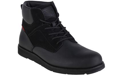 Jax Plus, schwarze Herren-Schnürschuhe