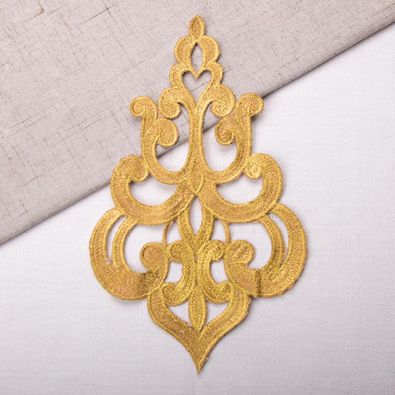 1Pcs Black White Red Moire Motif Patch Repair TrimDecoration Dly Home Furnishing Curtain Clothing Decoration