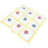 Large XO Outdoor Game Nylon XO Board Toss Yard Game with X and O Bn Bags Drawstring Bag for Kids Backyard Lawn Camping Games