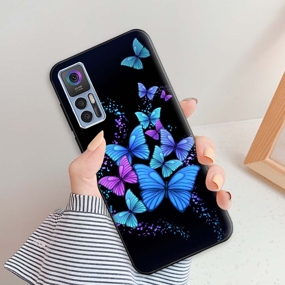 For TCL 30 Plus Case TCL 30 5G Luxury Silicone Back Cover Cases for TCL30 30Plus Shockproof Bumper Fundas TCL 30 5G Phone Bags