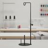 Metal Spool Holder with Thread Guide Hook Stable Adjustable Stand Standing Upright Post