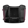 Harley Cruiser Motorcycle Rear and Side Storage Boxes - Black