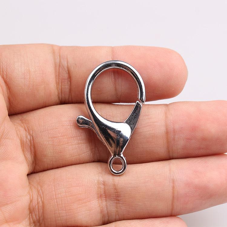 Zinc Alloy Lobster Clasp Hook Set: 3-Piece DIY Keyring & Jewelry Accessories