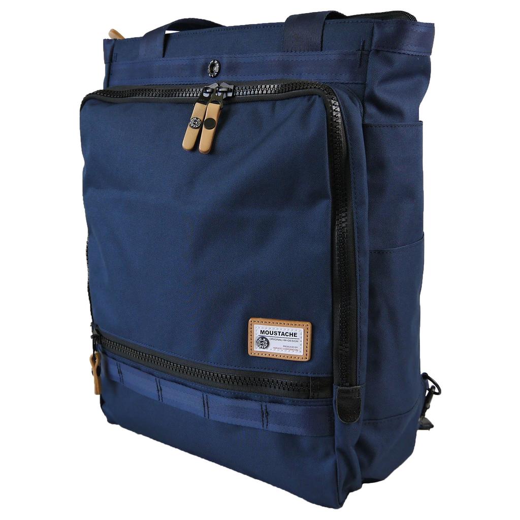 On 2WAY Backpack Navy [Kaban Souko] [Moustache Time] JKA-2011