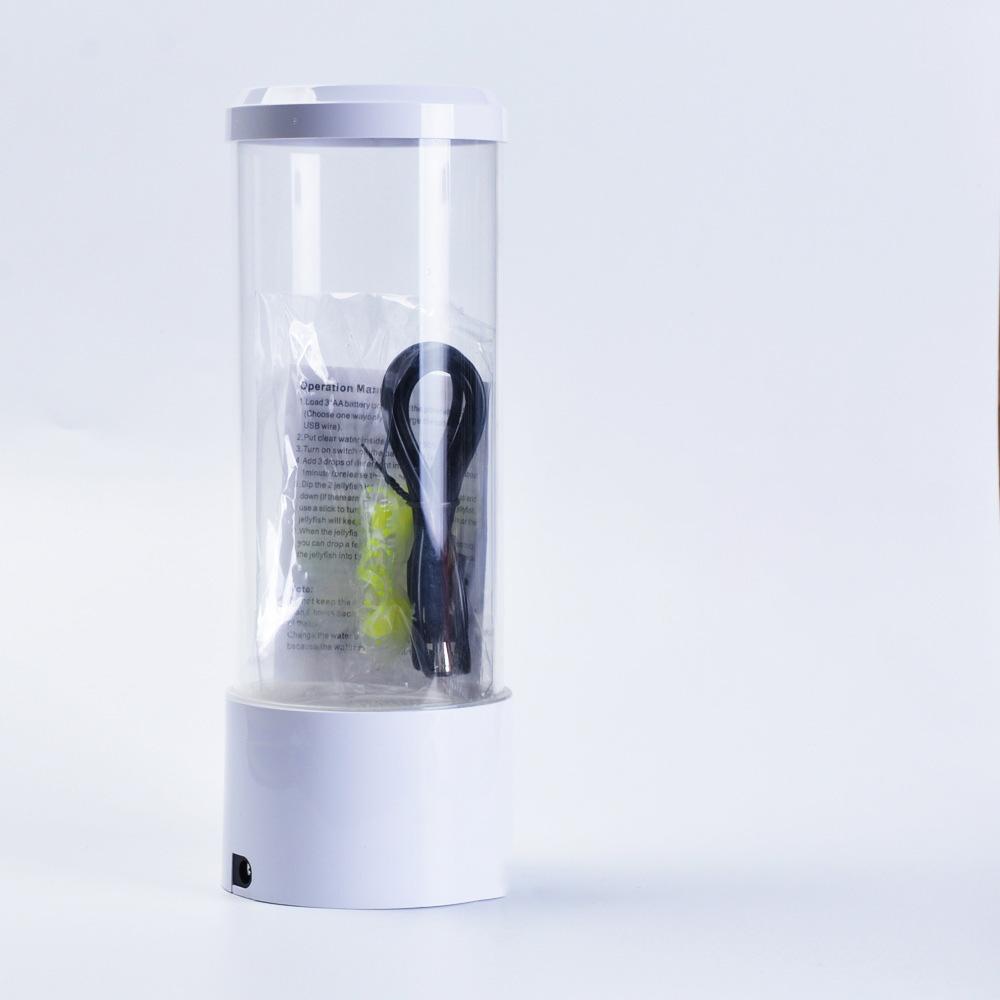 

7 Цветов Размер S Лавовая Лампа Медуза Аквариум Океан Ночники Светодиодные Медузы Ночники Для Дома Спальни Настольное Украшение белый