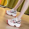 Autumn and winter women's shoes new slope heel muffin thick sole inner height increase women's trend casual sports shoes