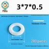 Thickened Nylon Plastic Flat Washer: Hard Plastic Gasket M2-M16