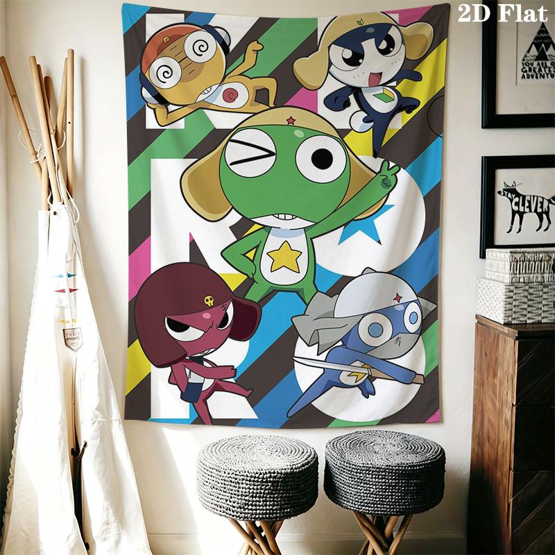 Keroro Pattern Home Decor Tapestry, Wall Hanging, Decorative RV Wall Cloth.SGT0917520