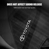 Car exterior annual inspection sticker metal texture car logo center console decoration sticker For Toyota Corolla Camry