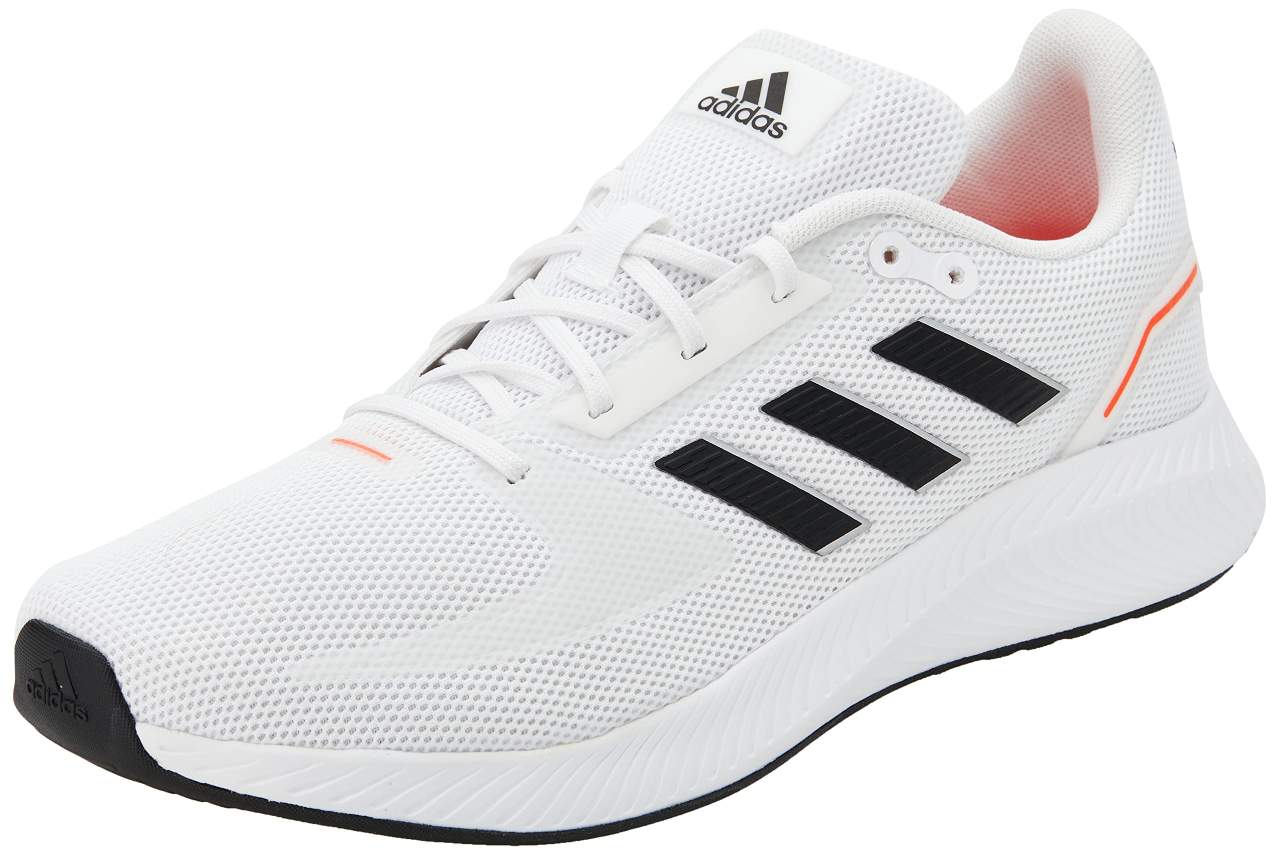 

Adidas Core Runner Men s Running Shoes, White/Core Black/Solar Red (G58098), Size 26.5 cm