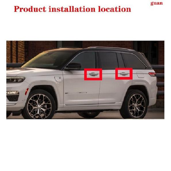 Car handle decorative strip For Jeep Grand Cherokee 2024-2025