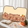Cute Cartoon C-CapybaraS Car SunShade Windshield Car Windscreen Cover Sun Shade Auto Visor Car Accessories