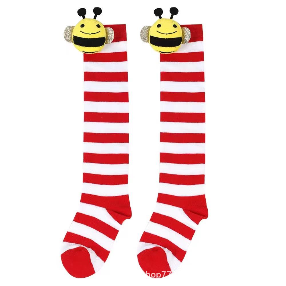 

Детские гольфы до колена с мультяшным рисунком на Хэллоуин 7-12