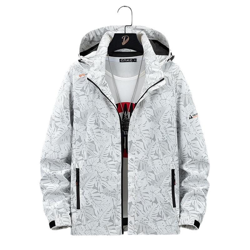 Jacket Spring and Autumn Jacket Men's Windproof and Waterproof Removable Jacket Men's Camouflage Jacket
