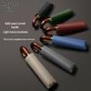 Zhifeng Men's Solid Wood Curved Handle Three-Fold Business Umbrella