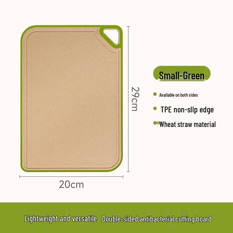 Antibacterial Double-sided Plastic Cutting Board - Food Grade, Mold-proof, and Baby Safe for Vegetables & Fruits
