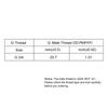 Clear Plastic Sight Glass Male Thread Air Compressor
